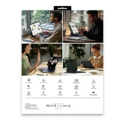 iPad Pro 12,9'' & Air 13'' | Étui Clavier Bluetooth TYPECASE Edge+