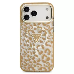 iPhone 17 Pro Max | Coque MagSafe GUESS Léopard Glitter Édition