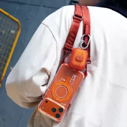 AirPods Pro 3 | Étui SKINARMA Mecha LE avec Mousqueton Métal