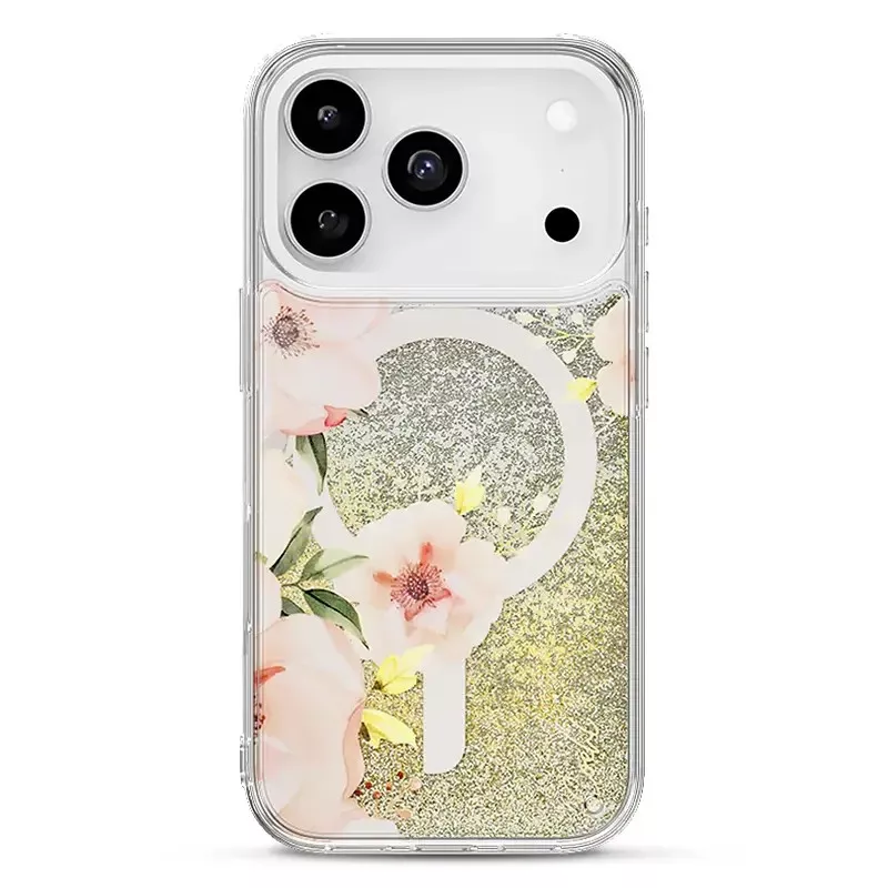 iPhone 17 Pro | Coque Paillettes COEHL Fleurette MagSafe