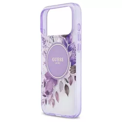 iPhone 17 Pro Max | Coque MagSafe GUESS Fleurs IML Tonal Circle