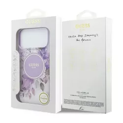 iPhone 17 Pro Max | Coque MagSafe GUESS Fleurs IML Tonal Circle