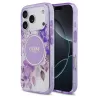 iPhone 17 Pro | Coque MagSafe GUESS Fleurs IML Tonal Circle