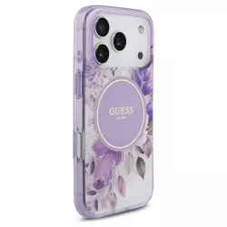 iPhone 17 Pro | Coque MagSafe GUESS Fleurs IML Tonal Circle