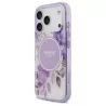 iPhone 17 Pro | Coque MagSafe GUESS Fleurs IML Tonal Circle