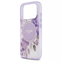 iPhone 17 Pro | Coque MagSafe GUESS Fleurs IML Tonal Circle
