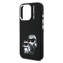 iPhone 16 Pro | Coque MagSafe KARL LAGERFELD Silicone Karl & Choupette
