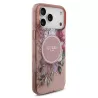 iPhone 17 Pro Max | Coque MagSafe GUESS IML Flowers avec Sangle Perlée