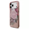 iPhone 17 Pro Max | Coque MagSafe GUESS IML Flowers avec Sangle Perlée