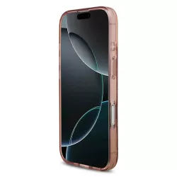 iPhone 17 | Coque MagSafe GUESS IML Flowers avec Sangle Perlée Amovibl