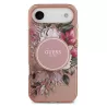 iPhone Air | Coque MagSafe GUESS IML Flowers avec Sangle Perlée Amovib