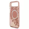 iPhone Air | Coque MagSafe GUESS IML Flowers avec Sangle Perlée Amovib