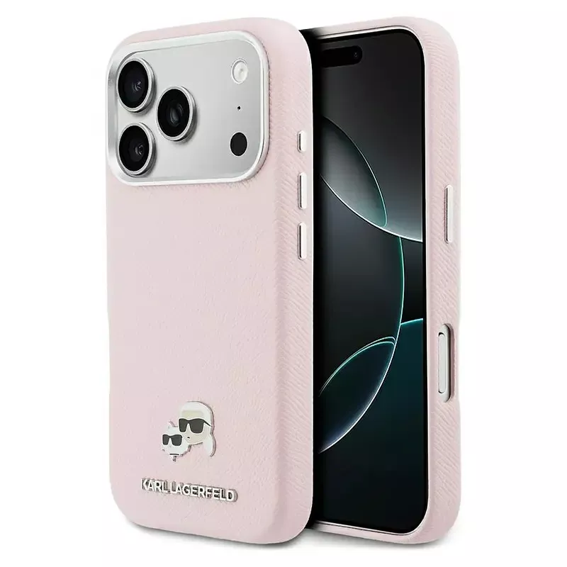 iPhone 17 Pro | Coque MagSafe LAGERFELD Pins Karl & Choupette