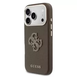 iPhone 17 Pro Max | Coque GUESS FW avec Logo 4G en Résine