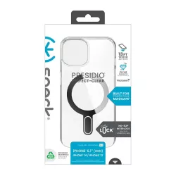 iPhone 14 | Coque MagSafe SPECK Presidio Clear ClickLock