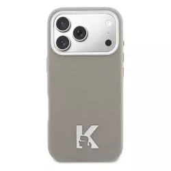 iPhone 17 Pro Max – Coque MagSafe LAGERFELD Karl Head Logo Metal