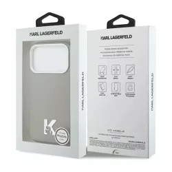 iPhone 17 Pro Max – Coque MagSafe LAGERFELD Karl Head Logo Metal