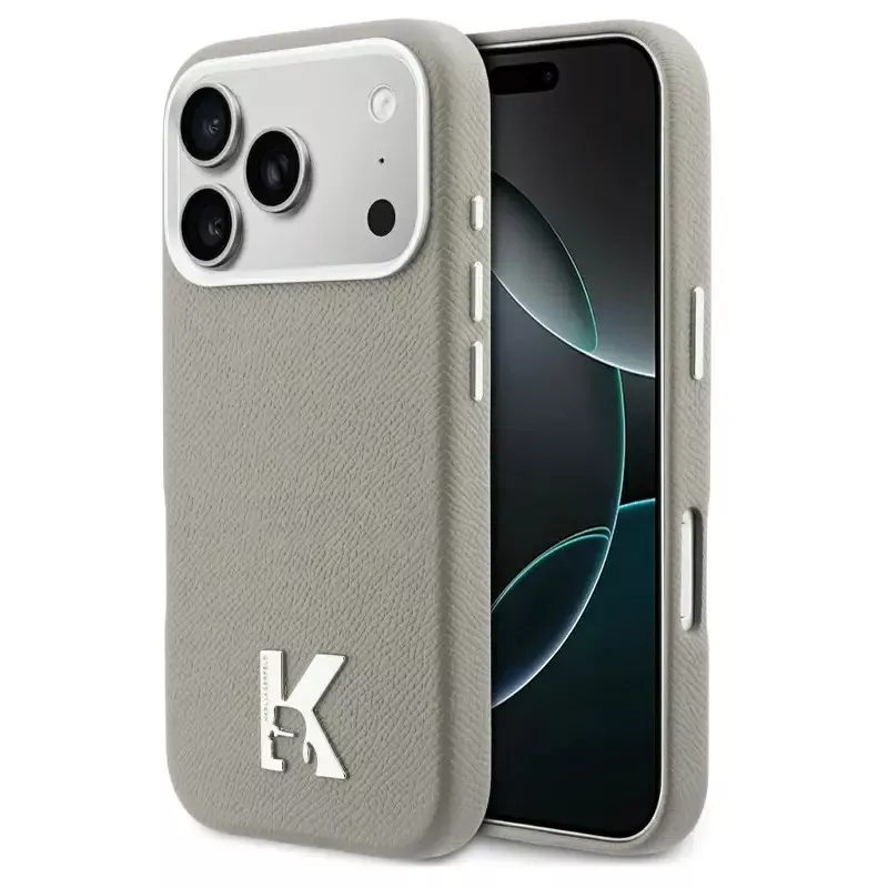 iPhone 17 Pro – Coque MagSafe LAGERFELD Karl Head Logo Metal