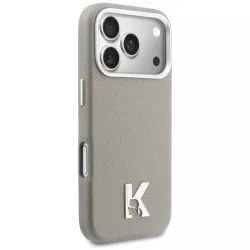 iPhone 17 Pro – Coque MagSafe LAGERFELD Karl Head Logo Metal