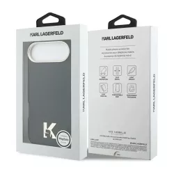 iPhone Air – Coque MagSafe LAGERFELD Karl Head Logo Metal