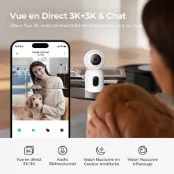 Caméra WiFi IMILAB C30 Dual 3K+3K