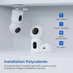 Caméra WiFi IMILAB C30 Dual 3K+3K