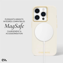 iPhone 15 Pro | Coque MagSafe CASE MATE en Silicone Soyeux