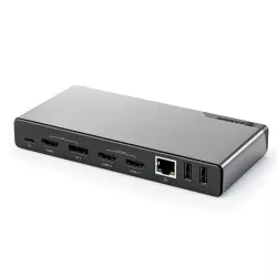 Station d’Accueil ALOGIC DV4 | Quadruple Écran 4K