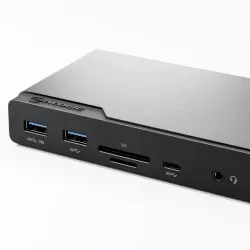 Station d’Accueil ALOGIC DV4 | Quadruple Écran 4K