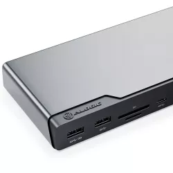 Station d’Accueil ALOGIC DV4 | Quadruple Écran 4K