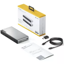 Station d’Accueil ALOGIC DV4 | Quadruple Écran 4K