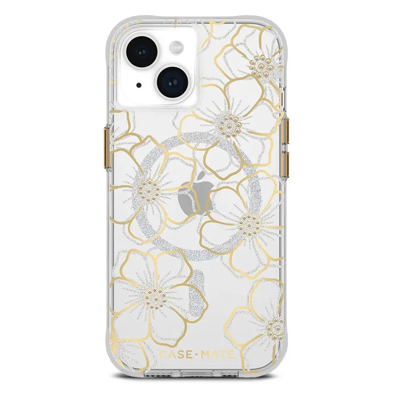 iPhone 15 | Coque MagSafe CASE MATE Floral Gems iPhone 15 | Coque MagSafe CASE MATE Floral Gems