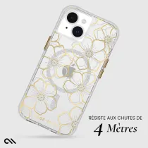 iPhone 15 Plus | Coque MagSafe CASE MATE Floral Gems