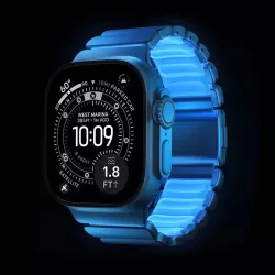 Apple Watch | Bracelet NOMAD Stratos Icy Blue Glow