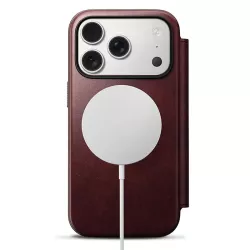 iPhone 17 Pro | Étui MagSafe NOMAD Modern Leather Folio Horween