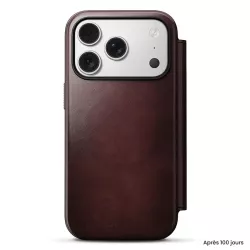 iPhone 17 Pro | Étui MagSafe NOMAD Modern Leather Folio Horween