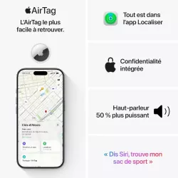 Pack de 4 APPLE AirTag (2ème Gen)