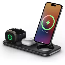 Station Induction SATECHI Qi2 Trio Wireless Charging Pad