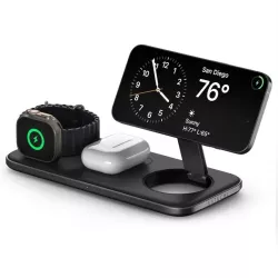 Station Induction SATECHI Qi2 Trio Wireless Charging Pad