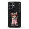 Galaxy S26 Ultra | Coque NIMMY Glasses Cool Cat Broderie 3D