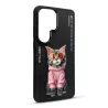 Galaxy S26 Ultra | Coque NIMMY Glasses Cool Cat Broderie 3D