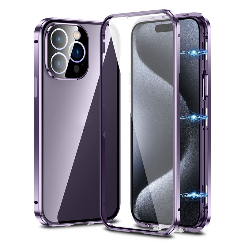 Coque intégrale magnétique noire iPhone 7 Plus / 8 Plus | Tout pour Phone