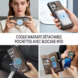 Galaxy S26 Ultra | Étui CB CaseMe avec Coque Détachable