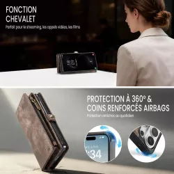 Galaxy S26 Ultra | Étui CB CaseMe avec Coque Détachable