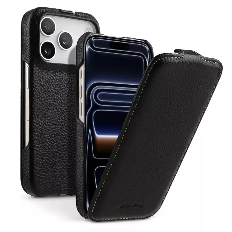 iPhone 17 Pro Max | Étui Vertical MagSafe MELKCO Jacka Cuir