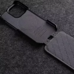 iPhone 17 | Étui Vertical MagSafe MELKCO Jacka Cuir