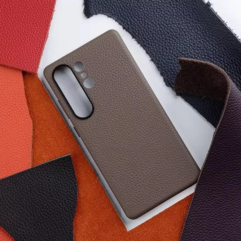 Coque MagSafe MELKCO Regal pour Galaxy S26 Plus - Texture cuir