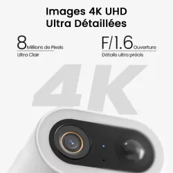 Pack 2 Caméras 4K AOSU SolarCam P1 Max + HomeBase 32GB