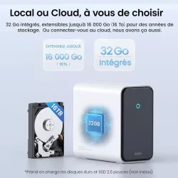 Pack 4 Caméras 4K AOSU SolarCam P1 Max + HomeBase 32GB