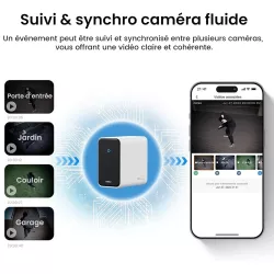 Pack 4 Caméras 4K AOSU SolarCam P1 Max + HomeBase 32GB